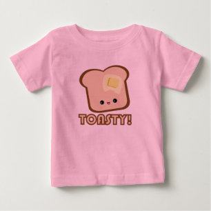 T-shirt Pour Bébé Kawaii Toasty ! Pince à pain