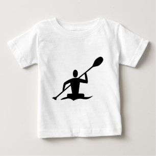 T-shirt Pour Bébé Kayak - Noir