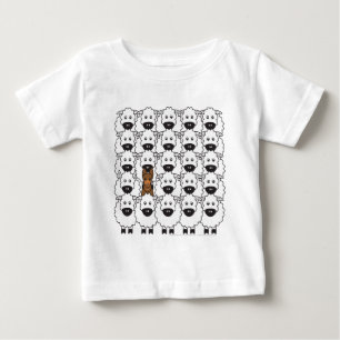 T-shirt Pour Bébé Kelpie australien chez les moutons