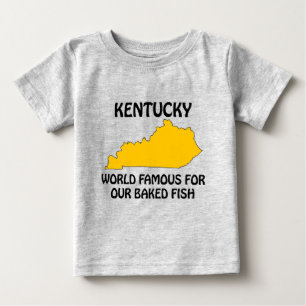 T-shirt Pour Bébé Kentucky - mondialement connu pour notre poisson c