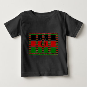 T-shirt Pour Bébé Kenya noir vert