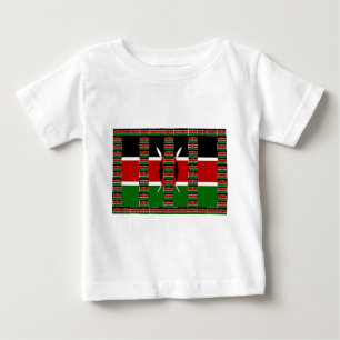 T-shirt Pour Bébé Kenya noir vert