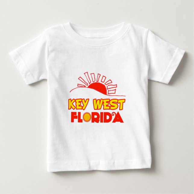 T-shirt Pour Bébé Key West, la Floride (Devant)
