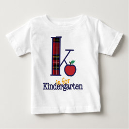 T-shirt Pour Bébé Kindergarten Top K est pour Kindergarten Shirt