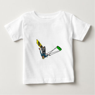 T-shirt Pour Bébé kitesurfer