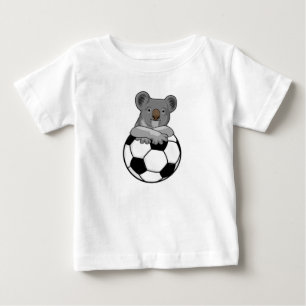 T-shirt Pour Bébé Koala au Soccer Sports