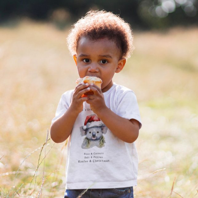 T-shirt Pour Bébé Koala de Noël australien (Créateur téléchargé)