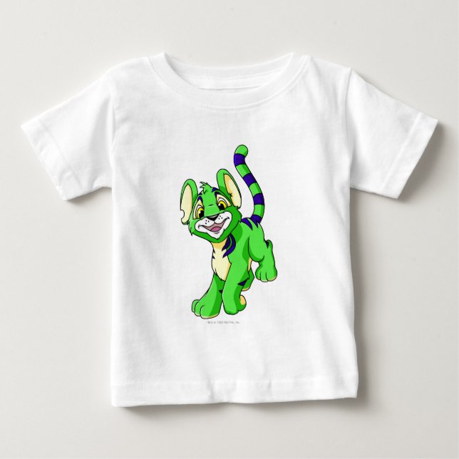 T-shirt Pour Bébé Kougra Green (Devant)