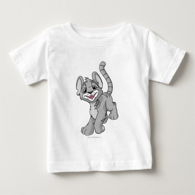 T-shirt Pour Bébé Kougra Silver (Devant)