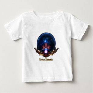 T-shirt Pour Bébé Krono Dynamic Fractal Art