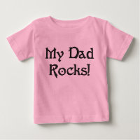 KRW mon humour mignon de bébé de roches de papa
