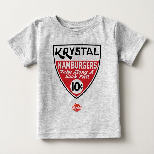 T-shirt Pour Bébé Krystal bouclier de 10 cents (Devant)