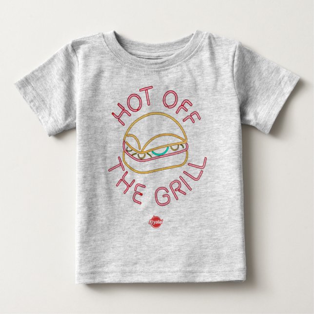 T-shirt Pour Bébé Krystal chaud outre du gril (Devant)