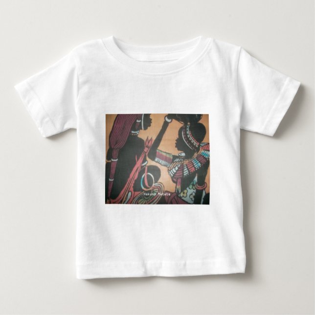 T-shirt Pour Bébé La beauté intemporelle de la tradition Masaï (Devant)