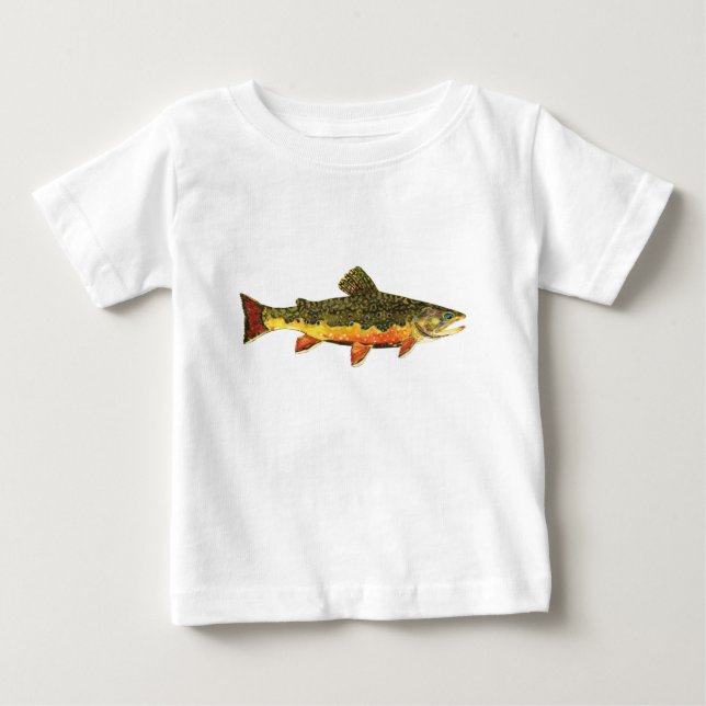 T-shirt Pour Bébé La Belle truite de ruisseau (Devant)