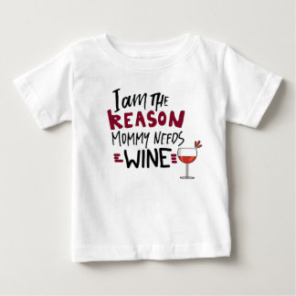 T-shirt Pour Bébé La citation drôle de bébé que je suis la maman de