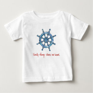 T-shirt Pour Bébé La famille côtière de la citation   m'oriente