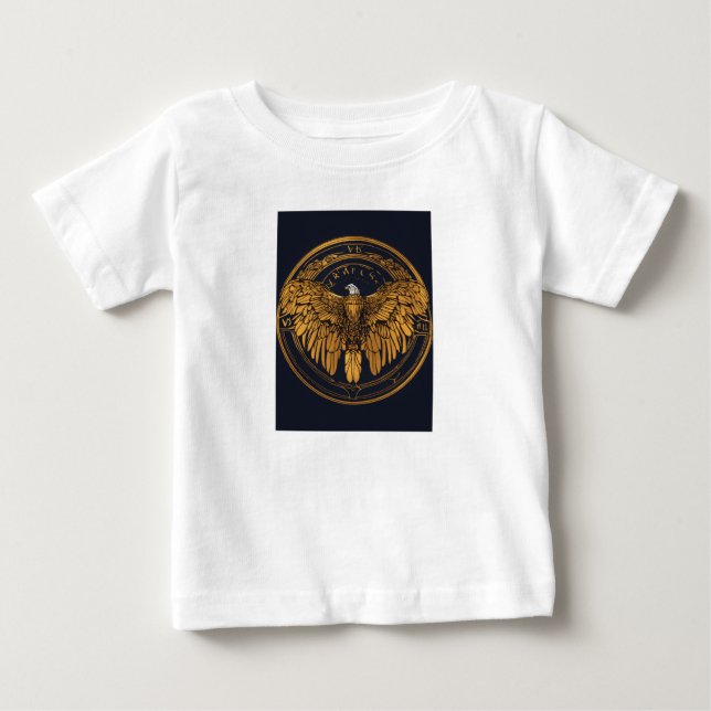 T-shirt Pour Bébé La fierté de l'aigle américain (Devant)