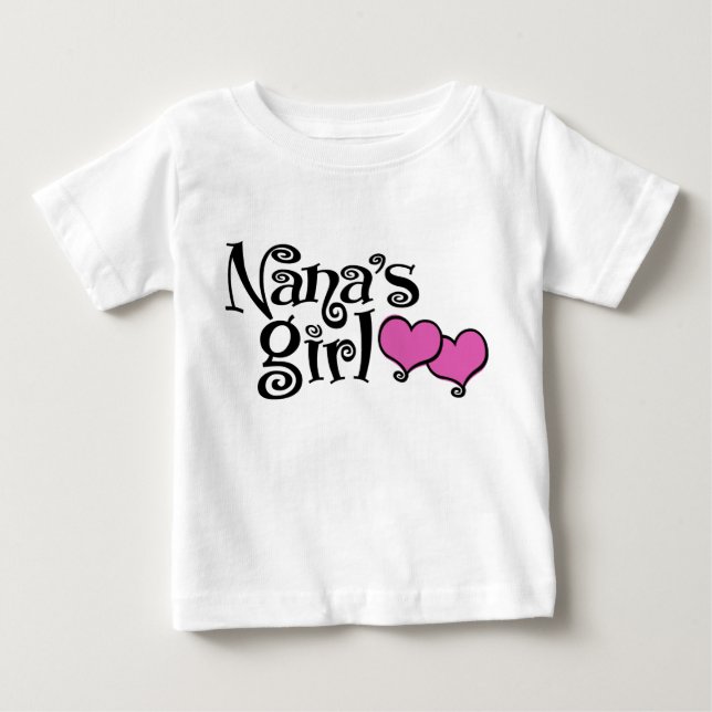 T-shirt Pour Bébé La fille de Nana (Devant)