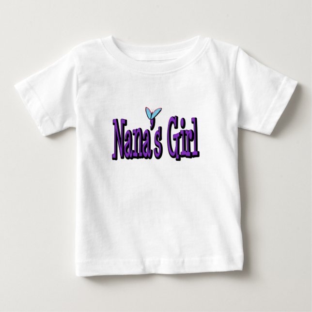 T-shirt Pour Bébé La fille de Nana (Devant)