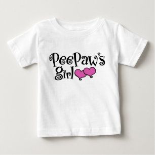 T-shirt Pour Bébé La fille de PeePaw