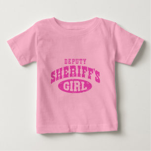 T-shirt Pour Bébé La fille du shérif adjoint