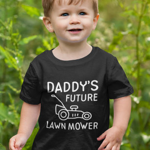 T-shirt Pour Bébé La future tondeuse à gazon de papa