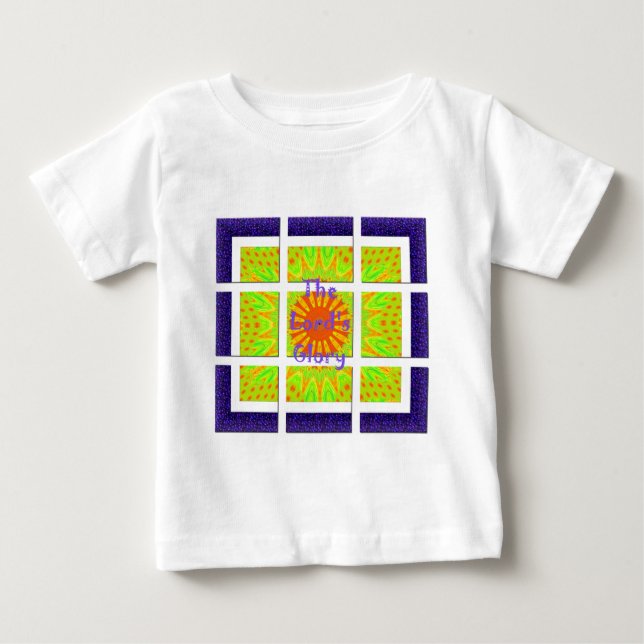 T-shirt Pour Bébé La Gloire du Seigneur inspiré le texte (Devant)
