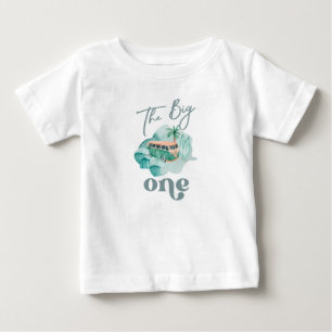 T-shirt Pour Bébé La grande chemise d'anniversaire Big One Surf Baby