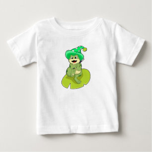 T-shirt Pour Bébé La grenouille en magie avec baguette magique
