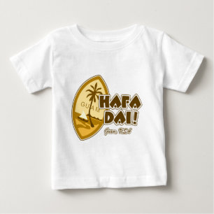T-shirt Pour Bébé La Guam Hafa Dai
