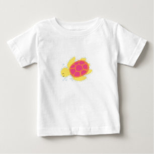 T-shirt Pour Bébé La jolie tortue de mer