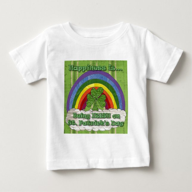 T-shirt Pour Bébé La Journée de Saint Patrick (Devant)