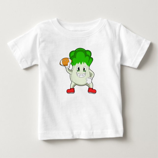 T-shirt Pour Bébé La laitue au football (Devant)