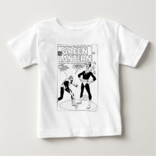 T-shirt Pour Bébé La lanterne verte enlève l'anneau, noir et blanc