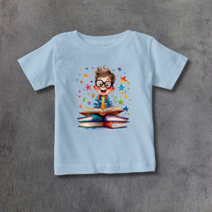 T-shirt Pour Bébé La lecture est géniale ! Tout-petit