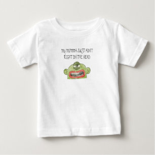 T-shirt Pour Bébé la MAMAN 5C N'EST PAS PIÈCE EN T DROITE d'ENFANT