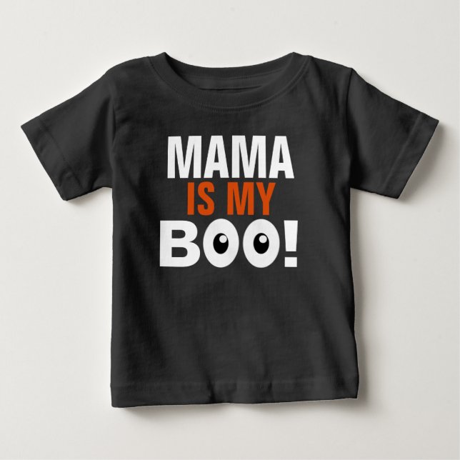 T-shirt Pour Bébé La maman est ma huent (Devant)