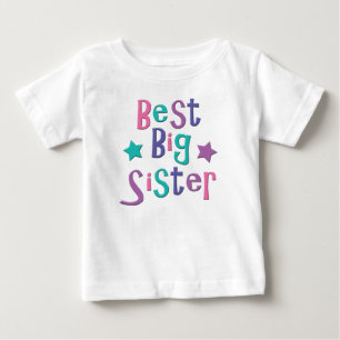 T-shirt Pour Bébé La meilleure grande soeur