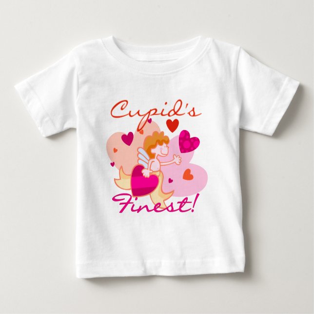 T-shirt Pour Bébé La meilleure Saint Valentin de Cupid (Devant)