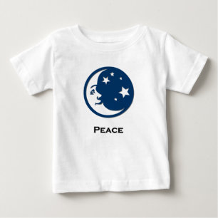T-shirt Pour Bébé La paix des étoiles de lune
