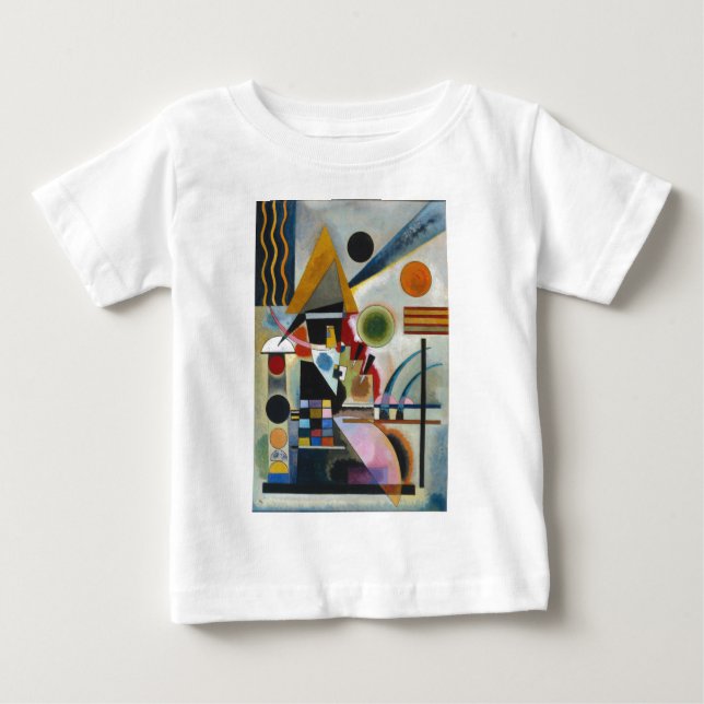 T-shirt Pour Bébé La peinture Abstraite de Kandinsky (Devant)