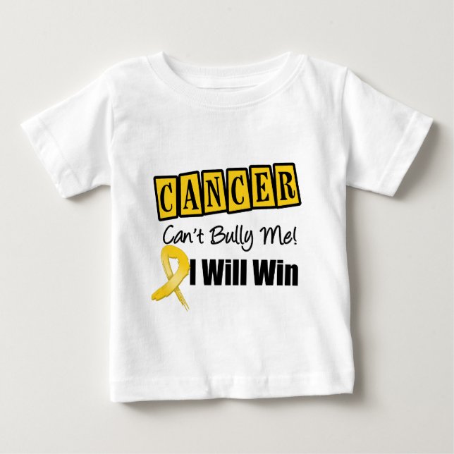 T-shirt Pour Bébé La pente de Cancer d'enfance m'intimident que je (Devant)