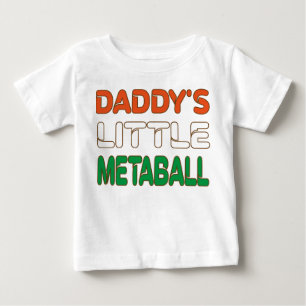 T-shirt Pour Bébé La petite boulette de papa drôle Papa Italien