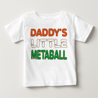 T-shirt Pour Bébé La petite boulette de papa drôle Papa Italien