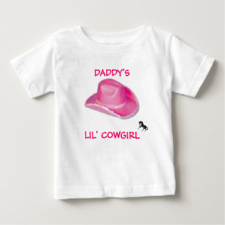 T-SHIRT POUR BÉBÉ LA PETITE COWGIRL DE DADDY