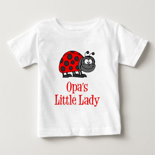 T-shirt Pour Bébé La petite dame d'Opa (Devant)