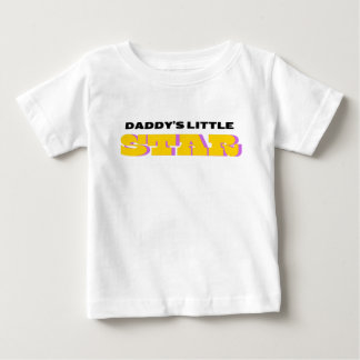 T-shirt Pour Bébé La petite étoile de papa