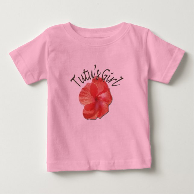 T-shirt Pour Bébé La petite fille de Tutu Tee (Devant)