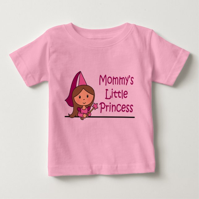 T-shirt Pour Bébé La petite princesse de maman (Devant)